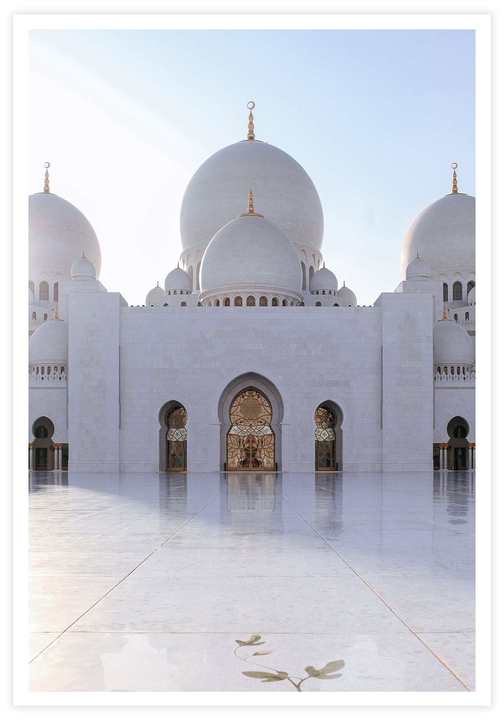 Poster Grand Abu Mosque Dhabi