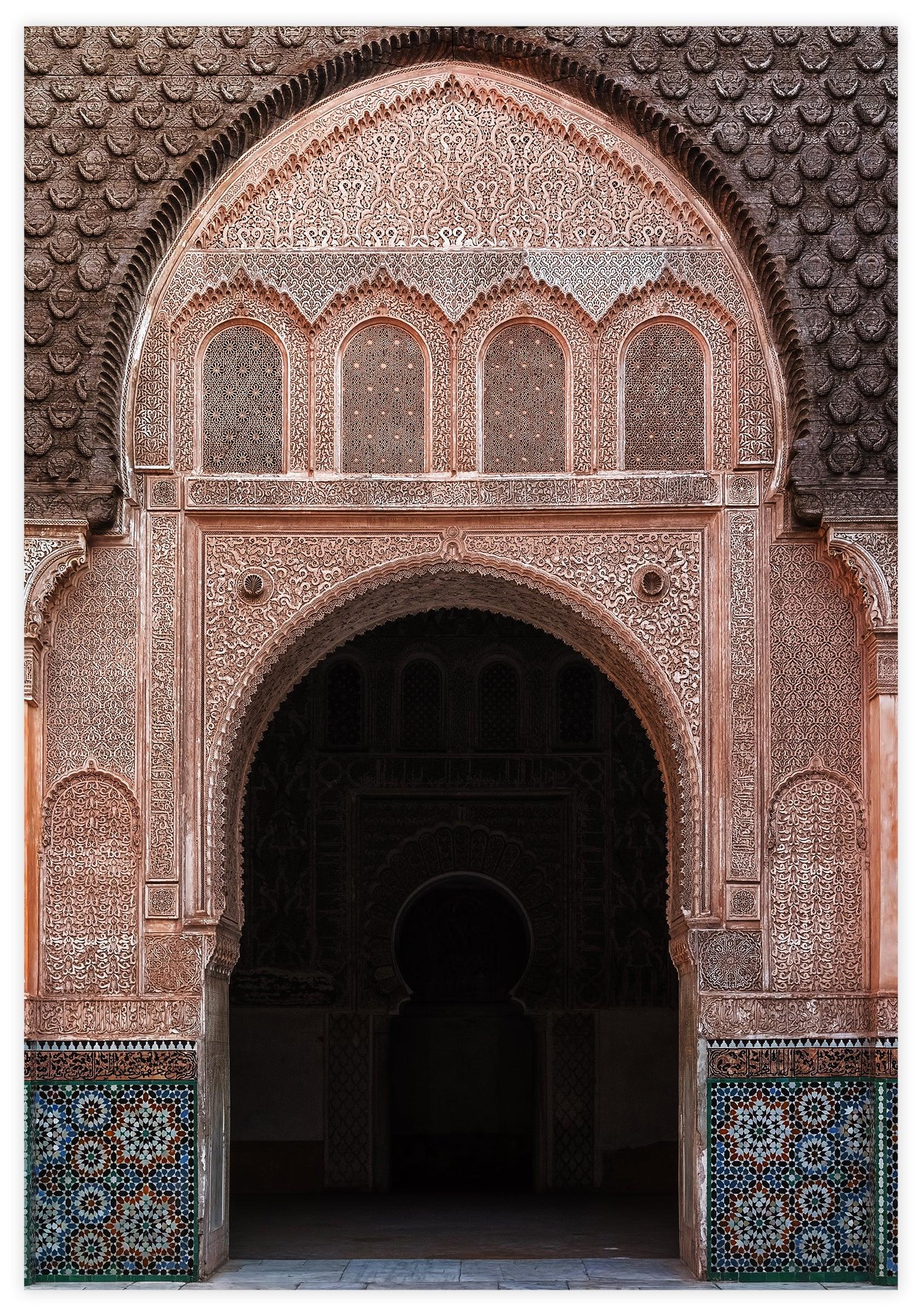 Marrakech Facade Poster