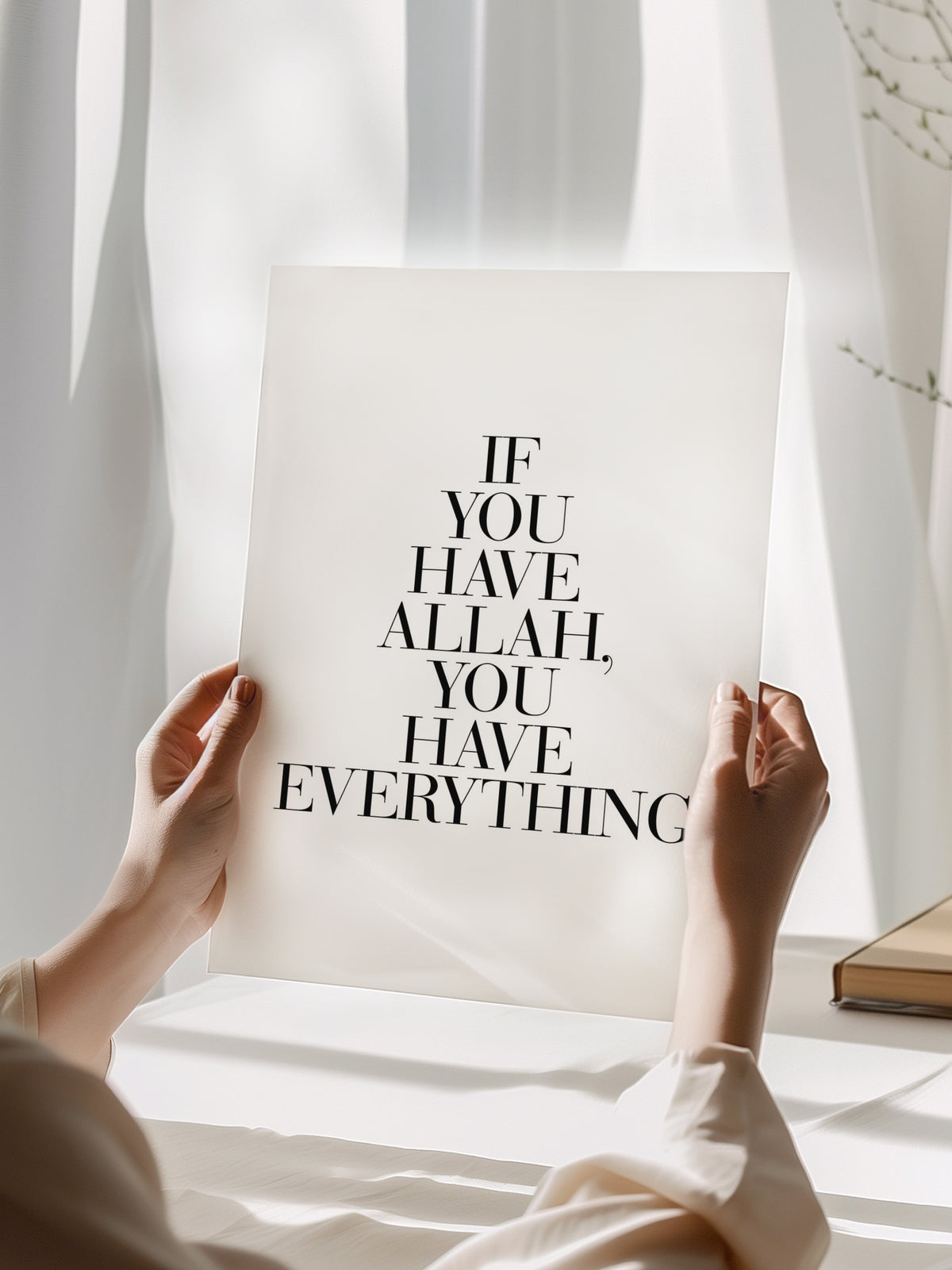 If you have Allah Poster