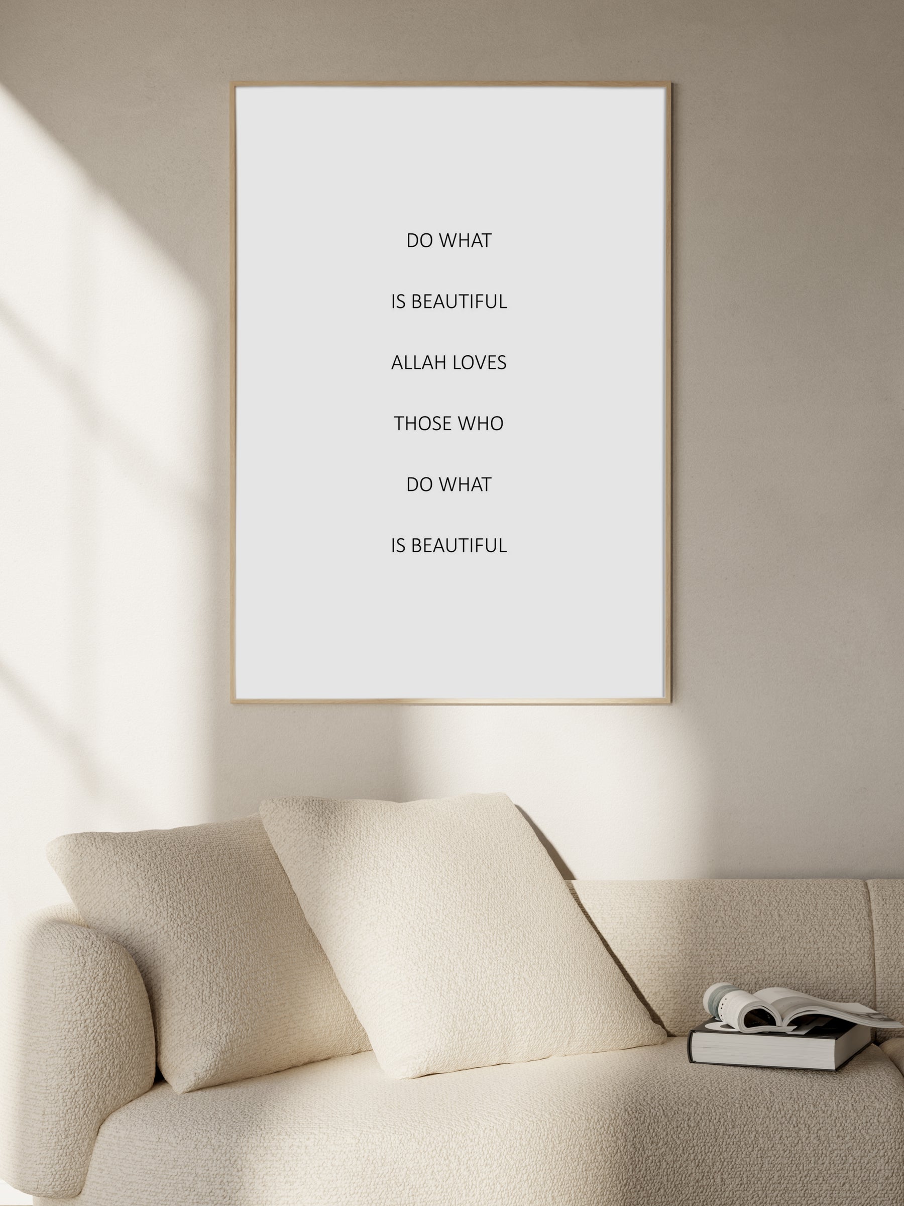 Do What Is Beautiful Poster