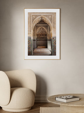 Temple Of Marrakech Poster