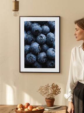 Fresh Blueberries Poster