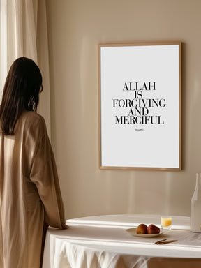 Allah Is Forgiving Poster