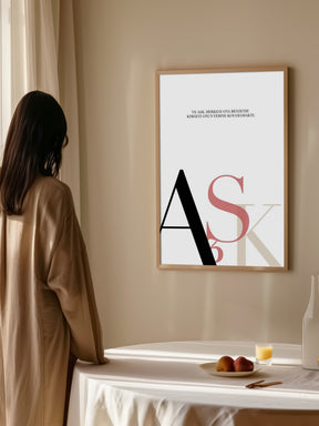 Ve Ask Poster