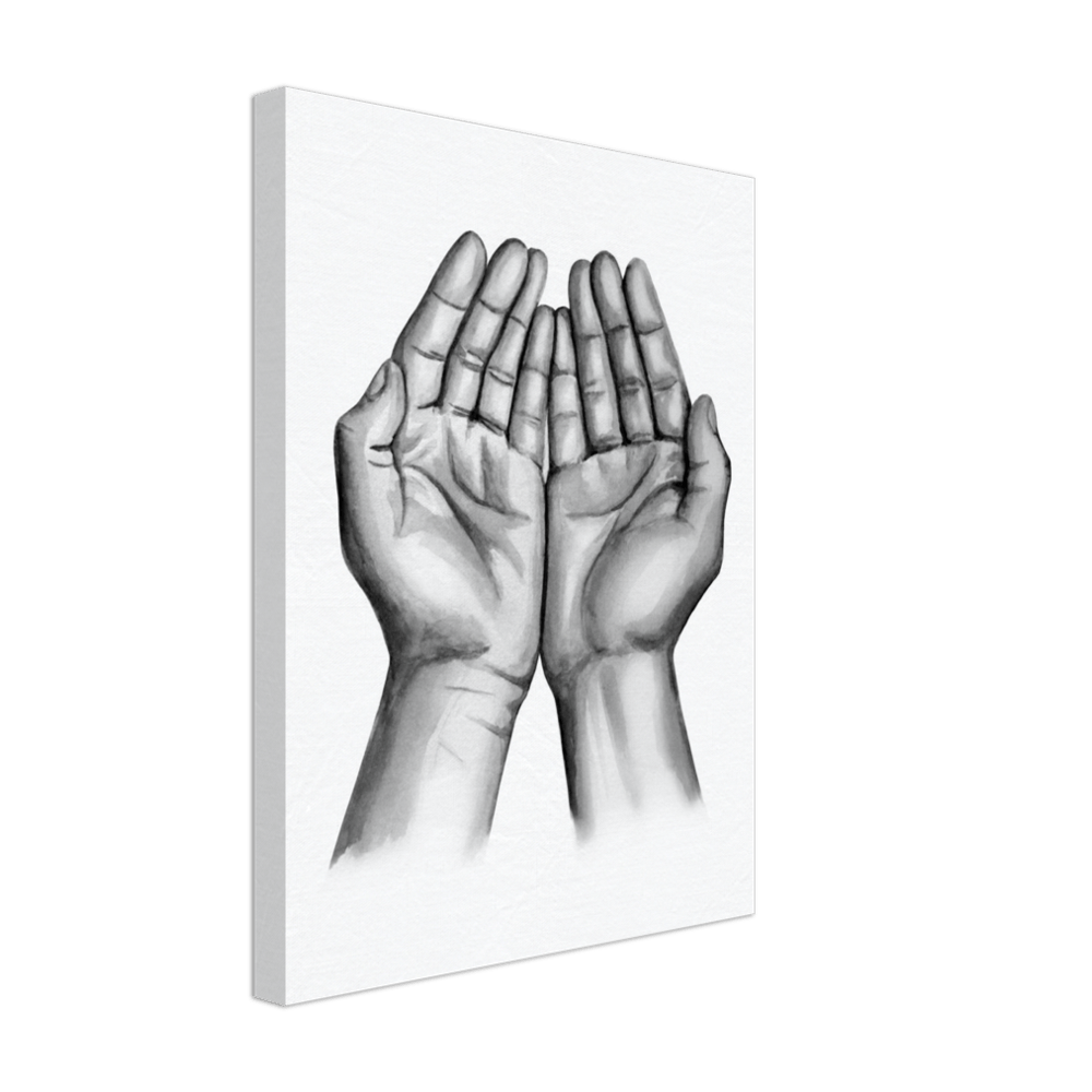 Praying Poster Canvas