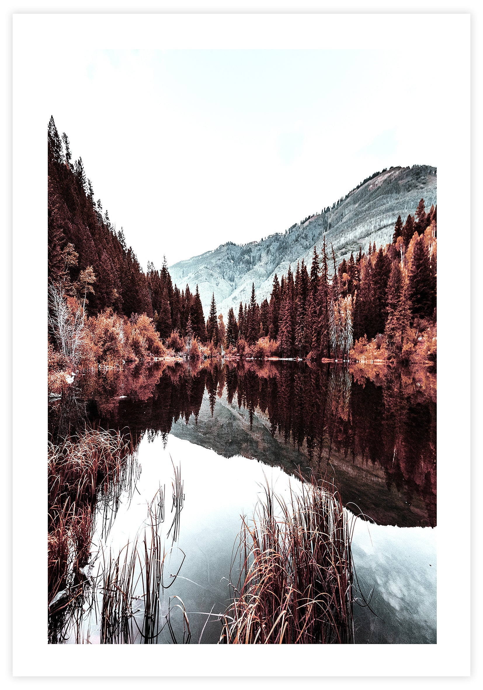 Autumn Lake Poster - KAMAN