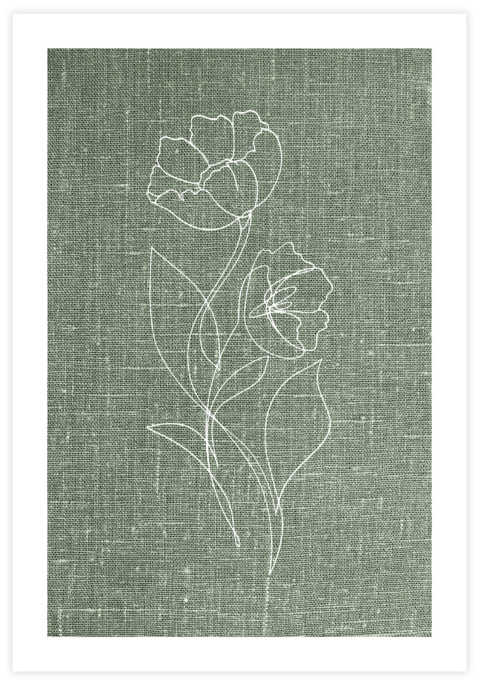 Flower Linen Poster