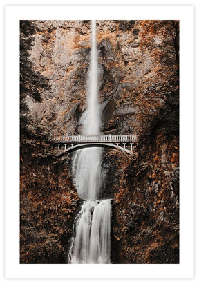Benson Bridge Waterfall Poster - KAMAN