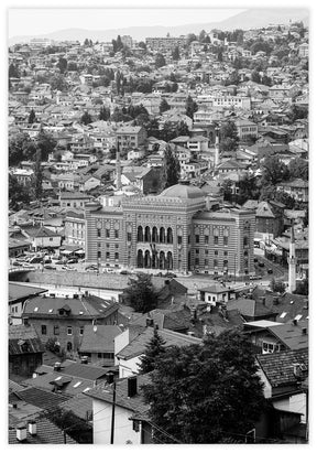 Sarajevo Town Hall Poster