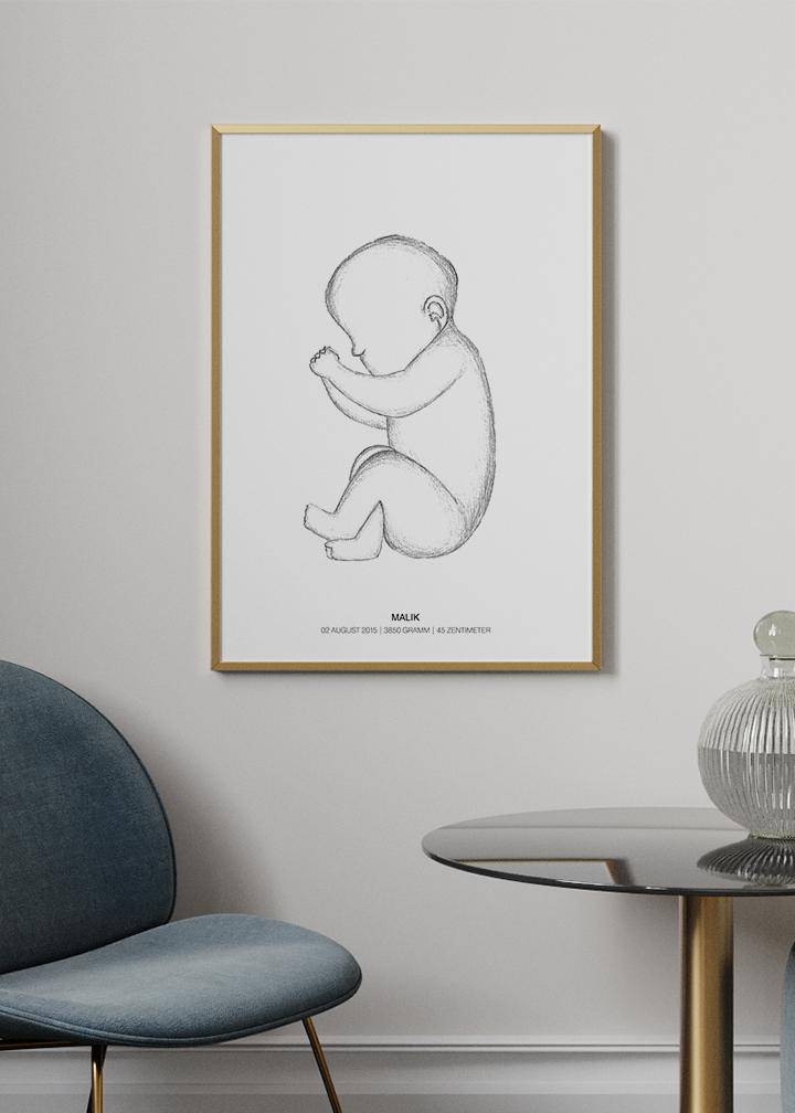 Birth Poster - KAMANART.DE