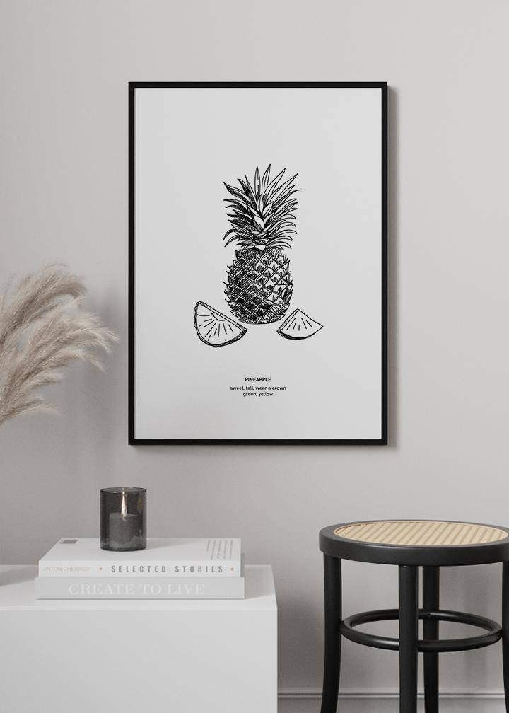 Pineapple Poster - KAMANART.DE